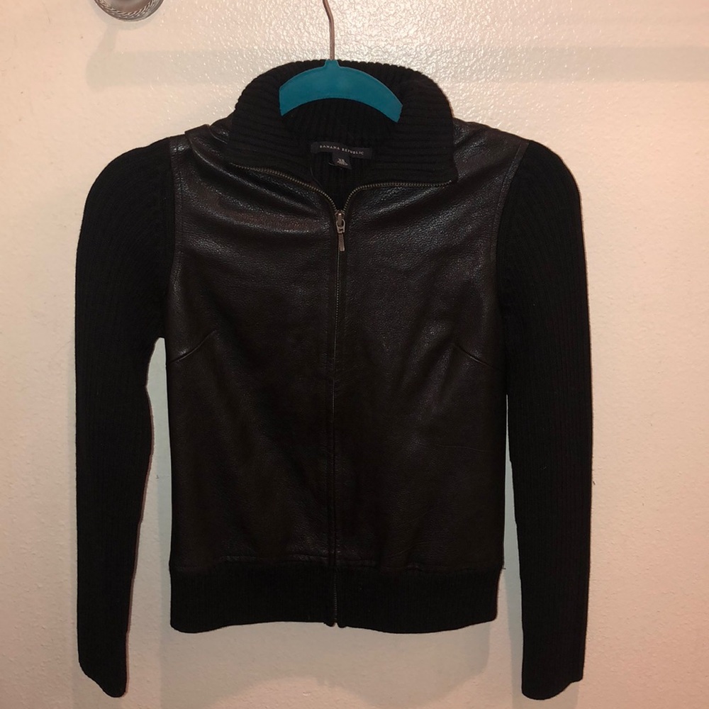 Banana Republic Knit Zip up jacket